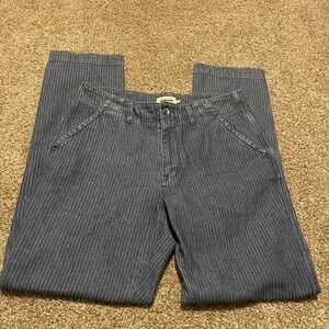 Taylor Stitch The Morse Pants blue stripes 32x32 Classic preppy outdoor casual